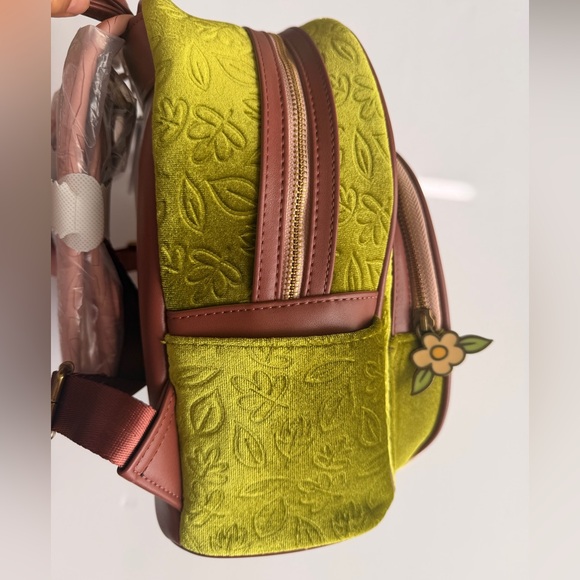 New Loungefly Marvel Guardians of The Galaxy Groot Floral Velvet Mini Backpack main image 7